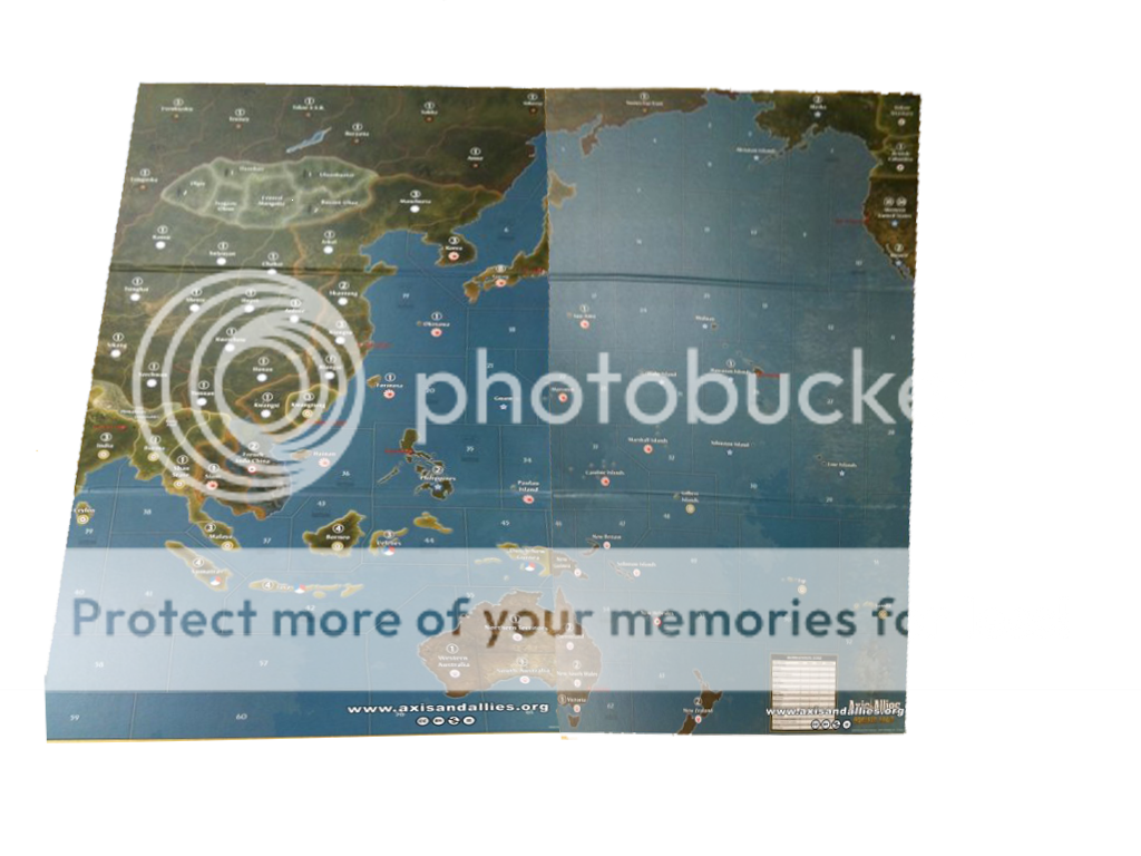 Axis And Allies Pacific 1940 Map Combined Photo by MeethosAntilles