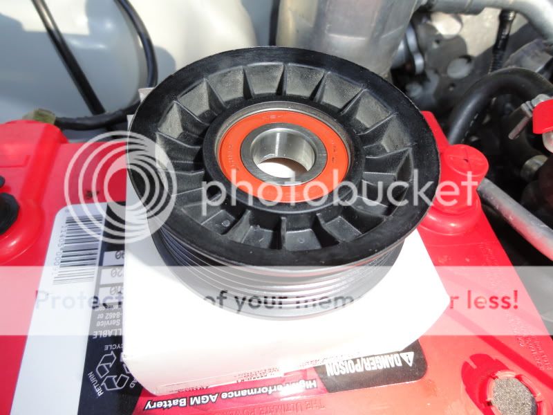 New improved Idler pulley install in pics