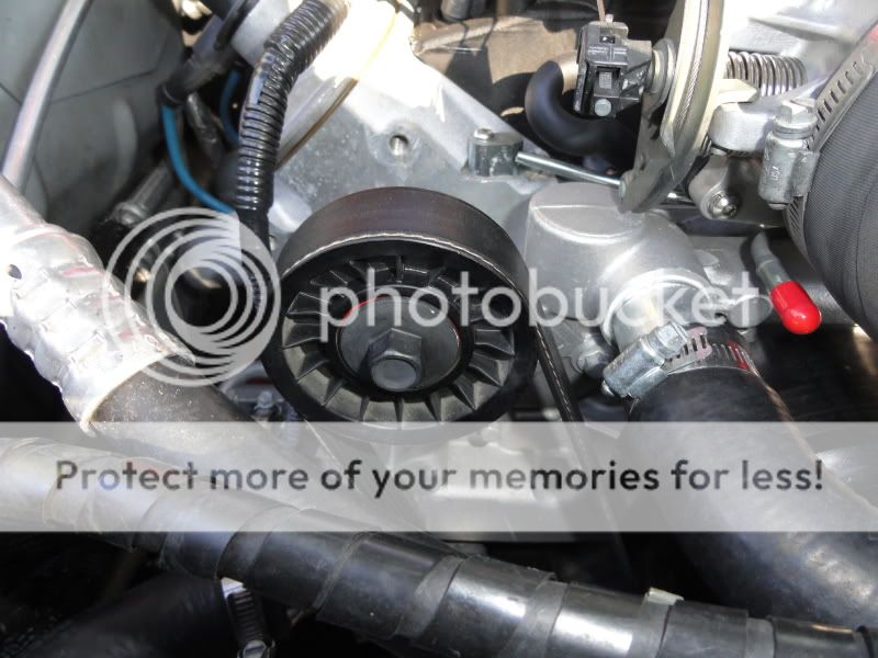 New improved Idler pulley install in pics