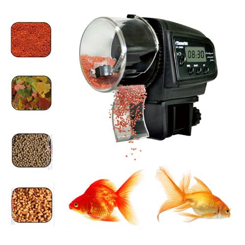 4 Times Timer Lcd Automatic Manual Aquarium Tank Pond Fish Food Feeder Feeding 692252375014 Ebay